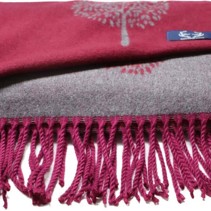 Alba Wholesale - Wholesale Scarf - Women's - Supersoft Tree of Life Scarves (With Tassels)7