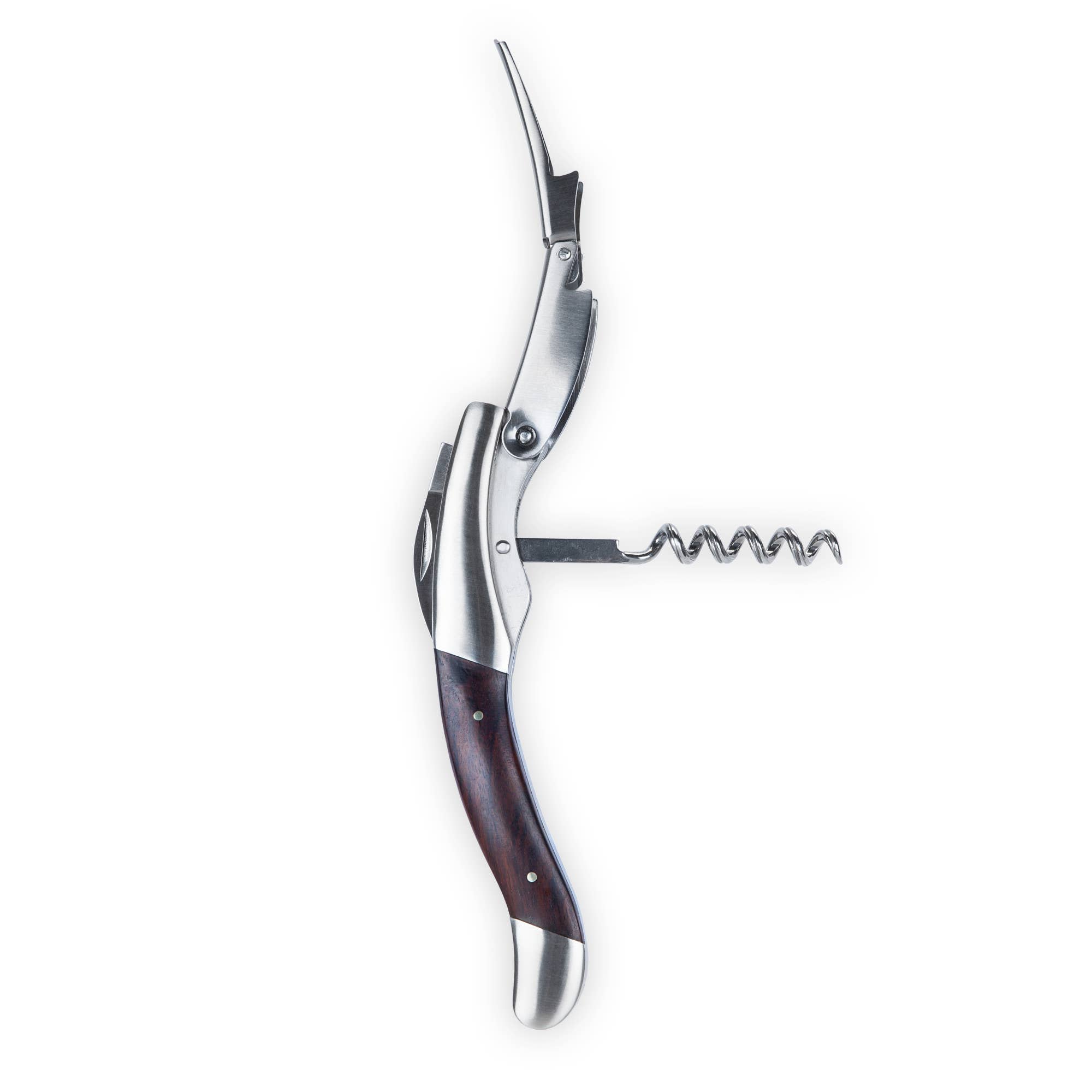 Viski - Wholesale Bottle/Wine Opener - Admiral™ Ebony Wood Heavyweight Corkscrew2
