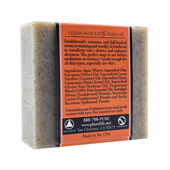 Plantlife - Wholesale Bar Soap - Sandalwood Bar Soap6