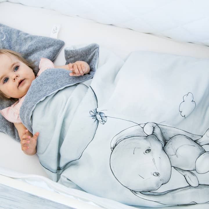 Gris Manta doble 70x100 - Effik the Balloon de venta al por mayor en Faire