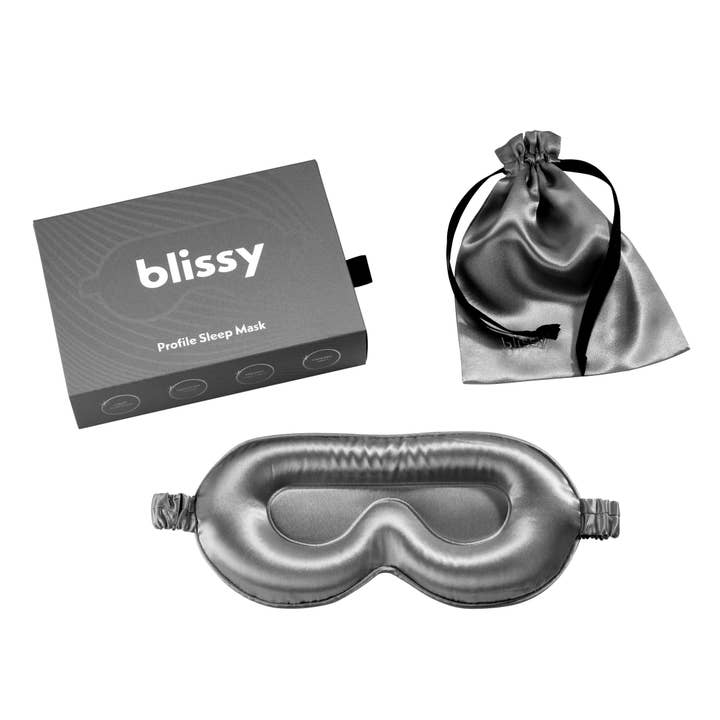 Blissy - Wholesale Sleep/Eye Mask - Sleep Mask - Grey - Profile1