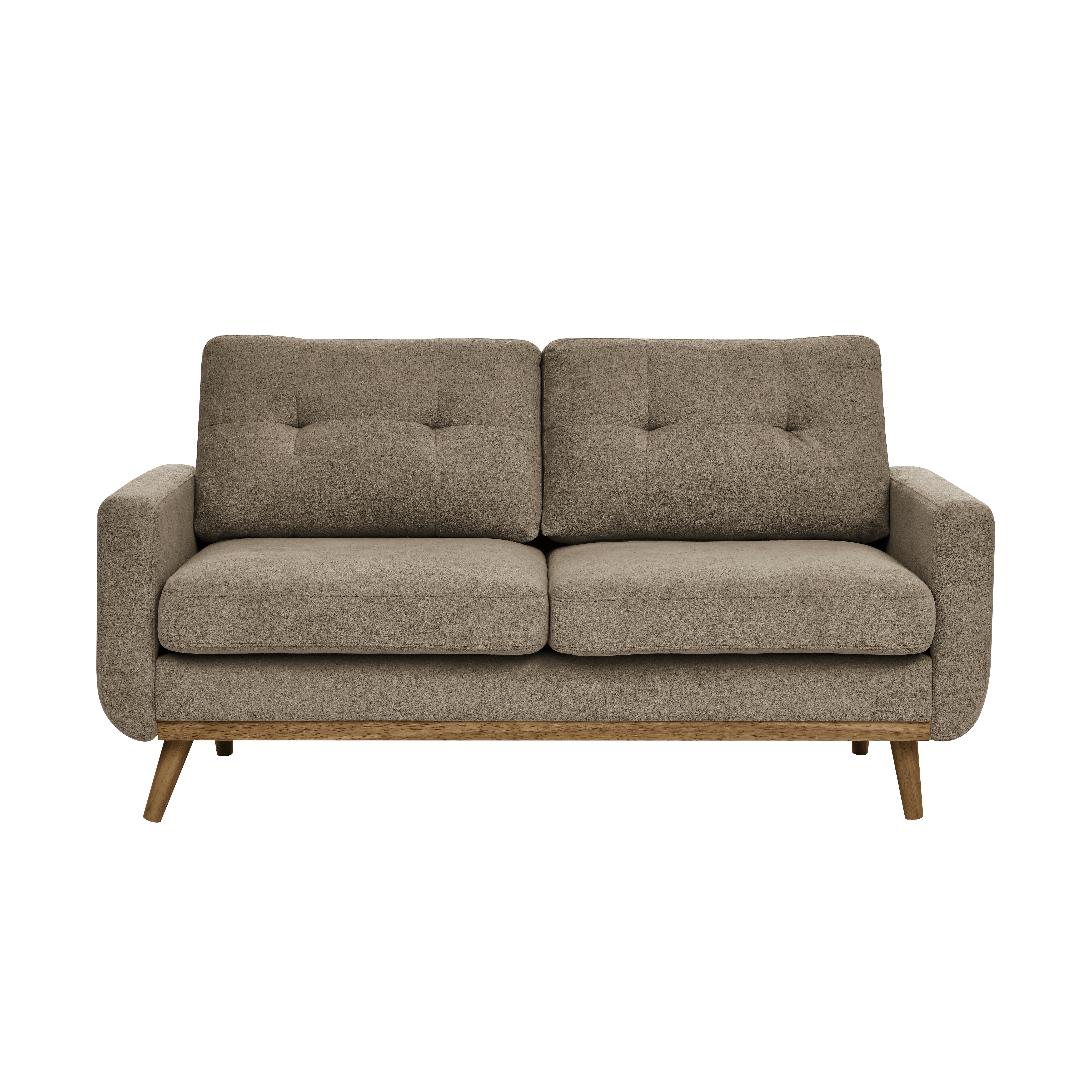 39F Inc. - Wholesale Sofa - Mid-Century 67.7in Tufted Loveseat Sofa with Wood Legs20