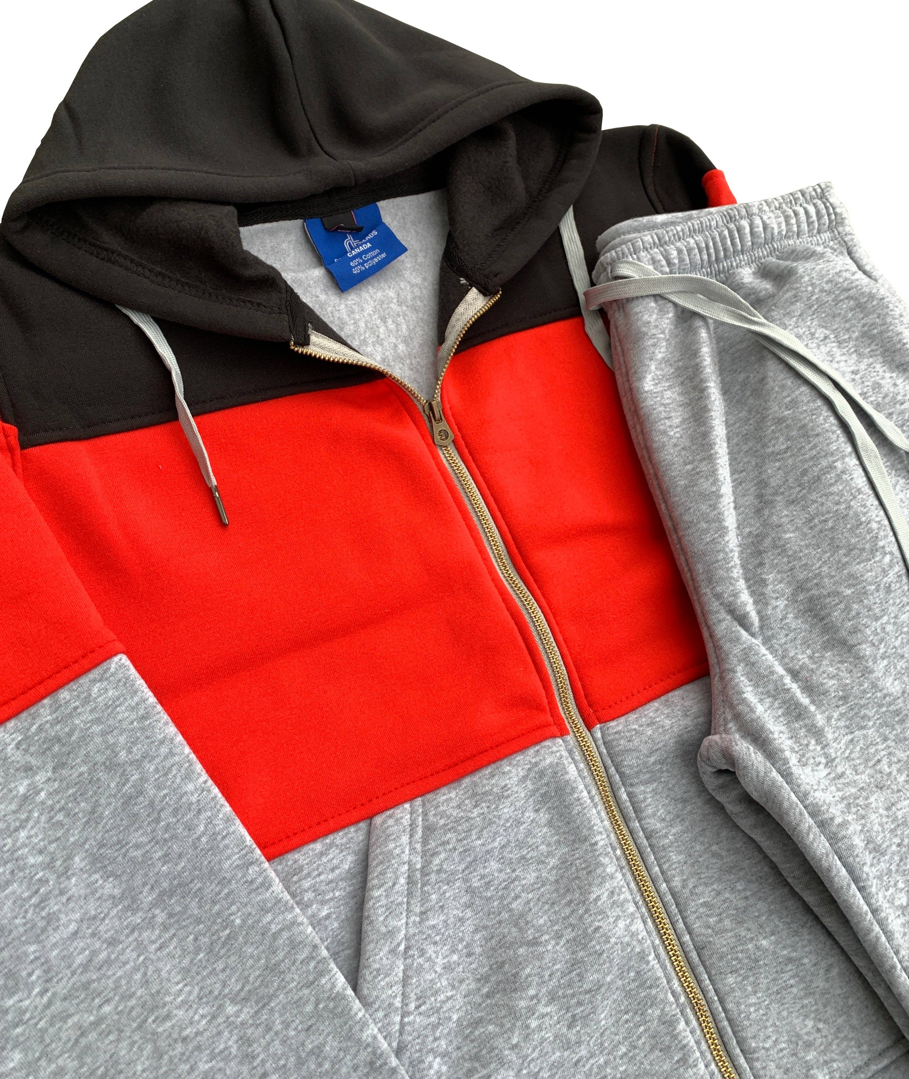 Royal Threads - Wholesale Activewear set – Women′s - Women’s Colorful Fleece Sweatsuit Sweat Jacket & Jogger Sweatpants Outfit9