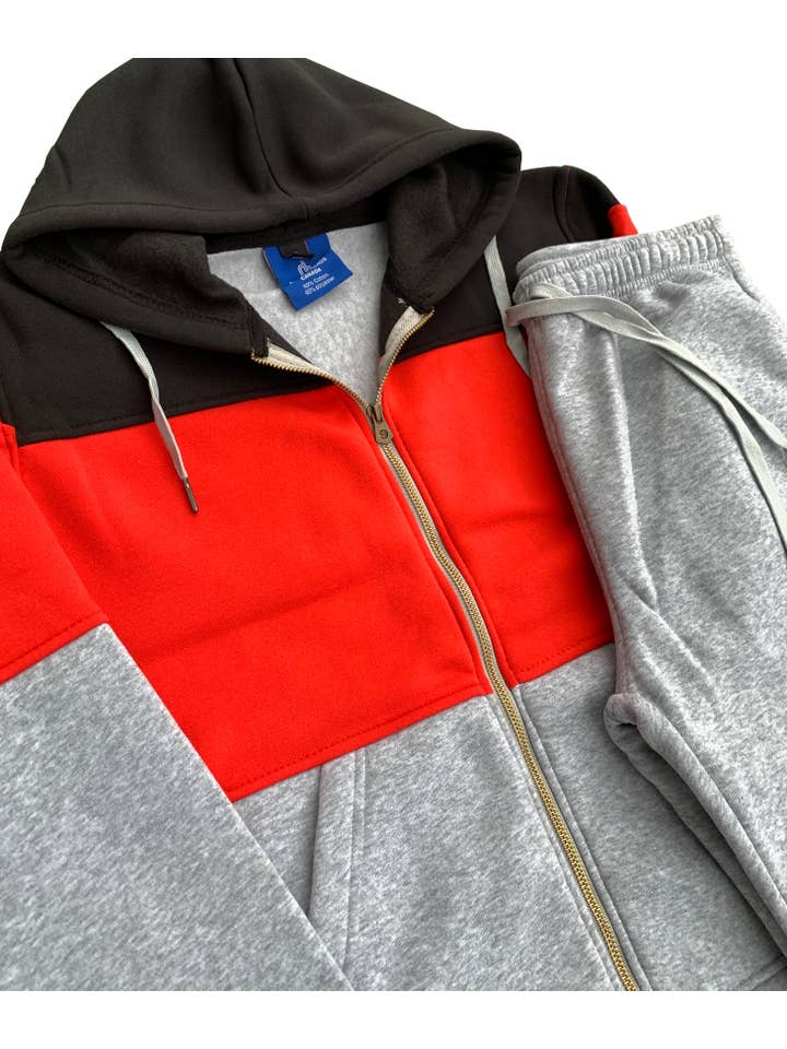 Royal Threads – wholesale Activewear set – Women′s – Women’s Colorful Fleece Sweatsuit Sweat Jacket & Jogger Sweatpants Outfit9