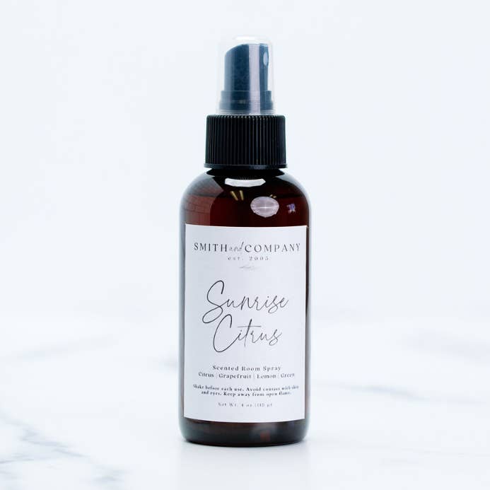 Sunrise Citrus | NOUVEAU spray d'ambiance anti-odeurs pour la vente par Smith and Company Candles
