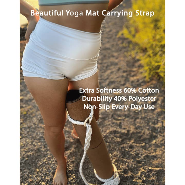 Crk - Wholesale Yoga Strap/Band - The Chic Strap • Yoga Mat Carrying Strap made of Cotton1