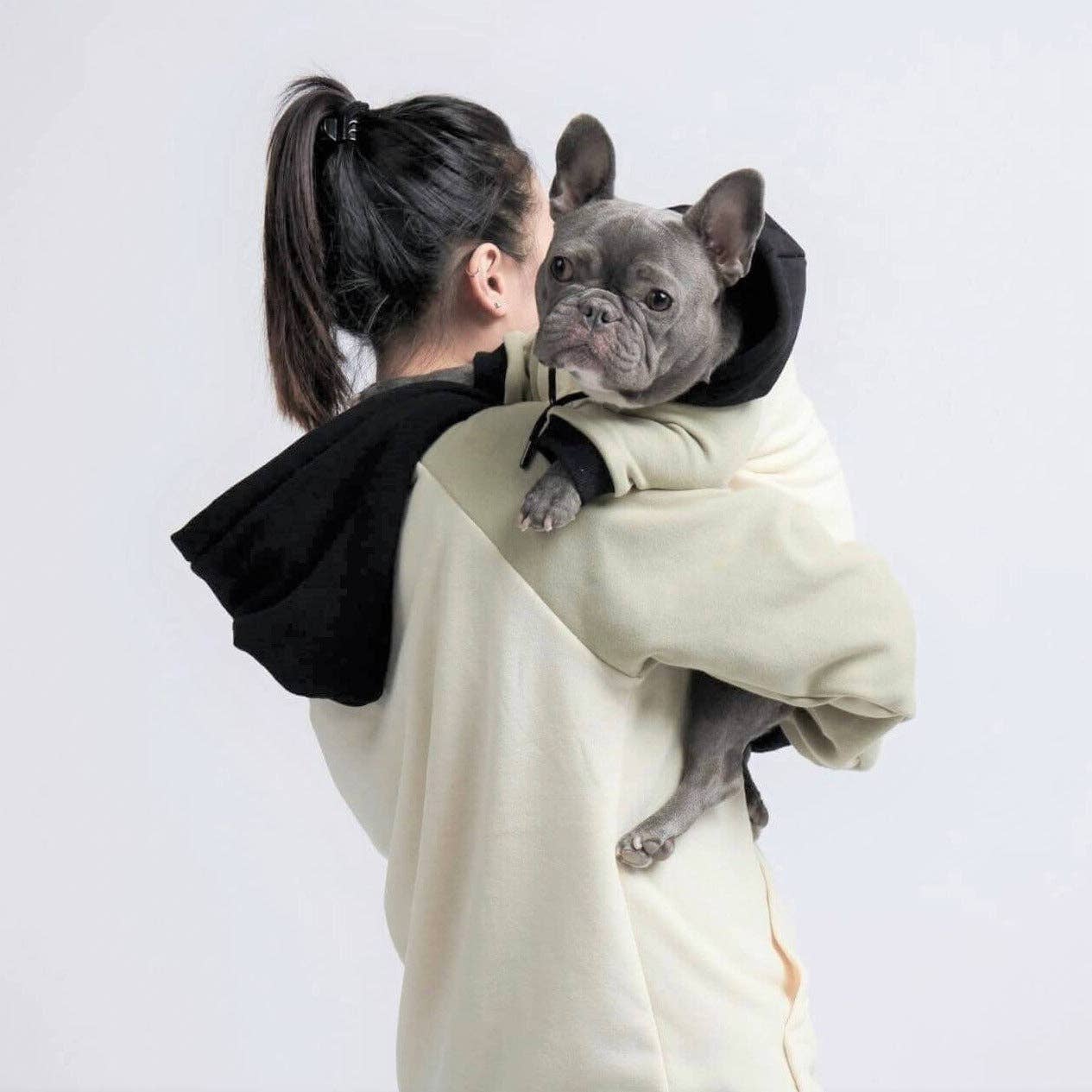 Spark Paws - Wholesale Hoodie - Men's - Olive Cream Human Hoodie1