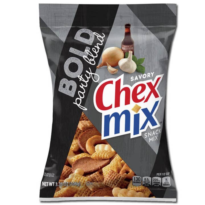 Saco de Lanche Chex Mix Bold Blend 3.75oz - 8ct por atacado de I Got Your Candy