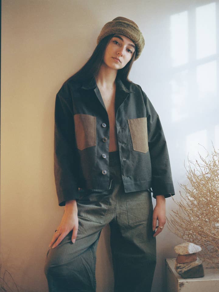 Pine Jacket - Waxed Canvas for wholesale by Emma Rothkopf