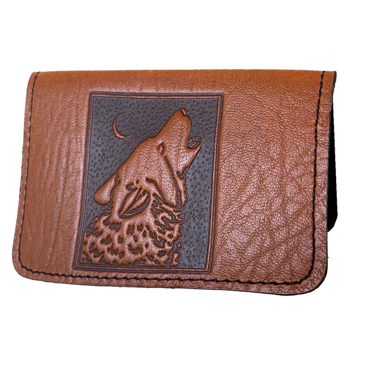 Card Holder | Singing Wolf for wholesale by Oberon Design