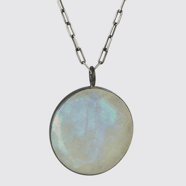 Large Stone Pendant Necklace for wholesale by Jane Diaz NY