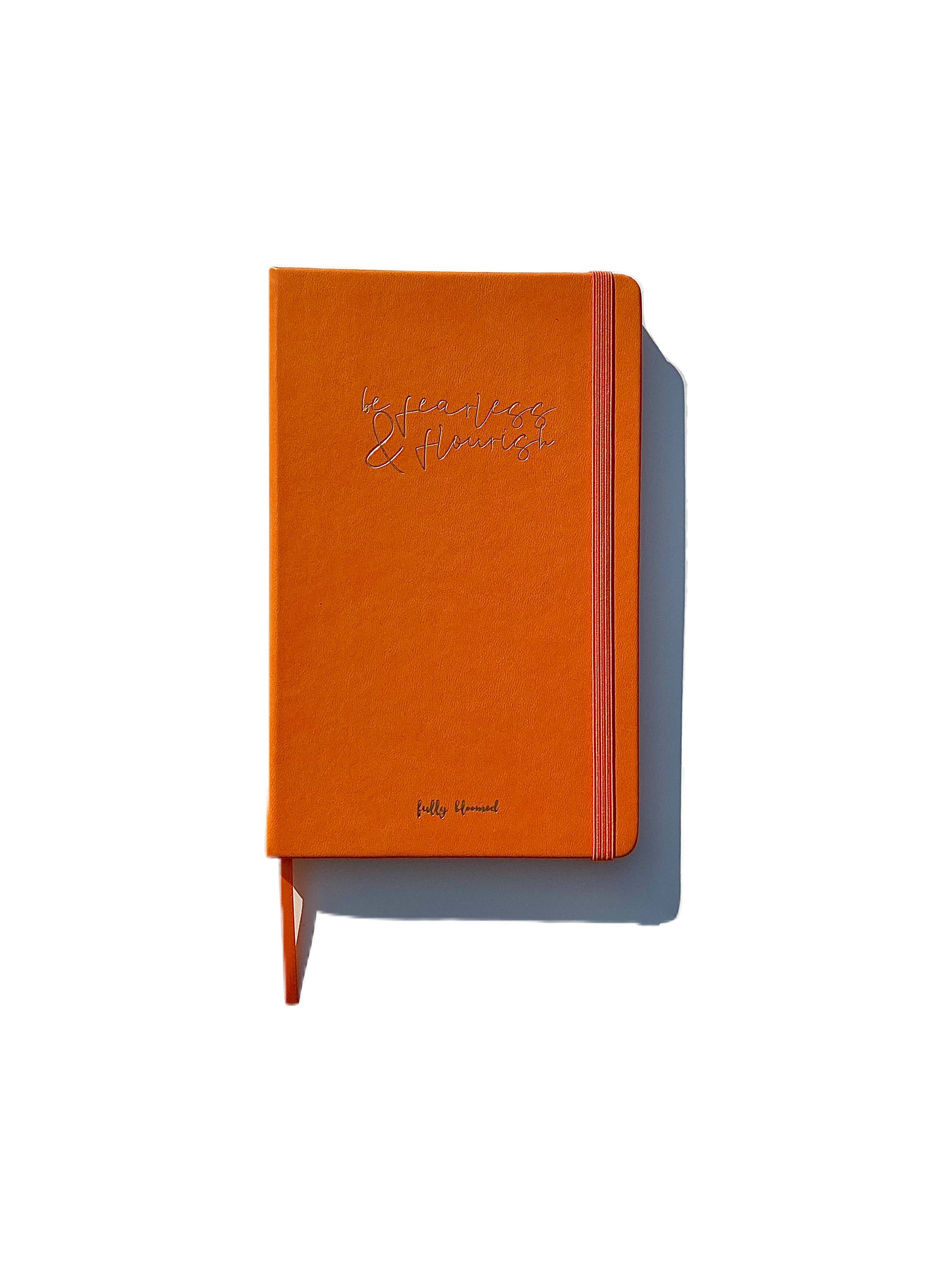 Fully Bloomed - Wholesale Journal/Diary - "Be Fearless & Flourish" Vegan Leather Journal