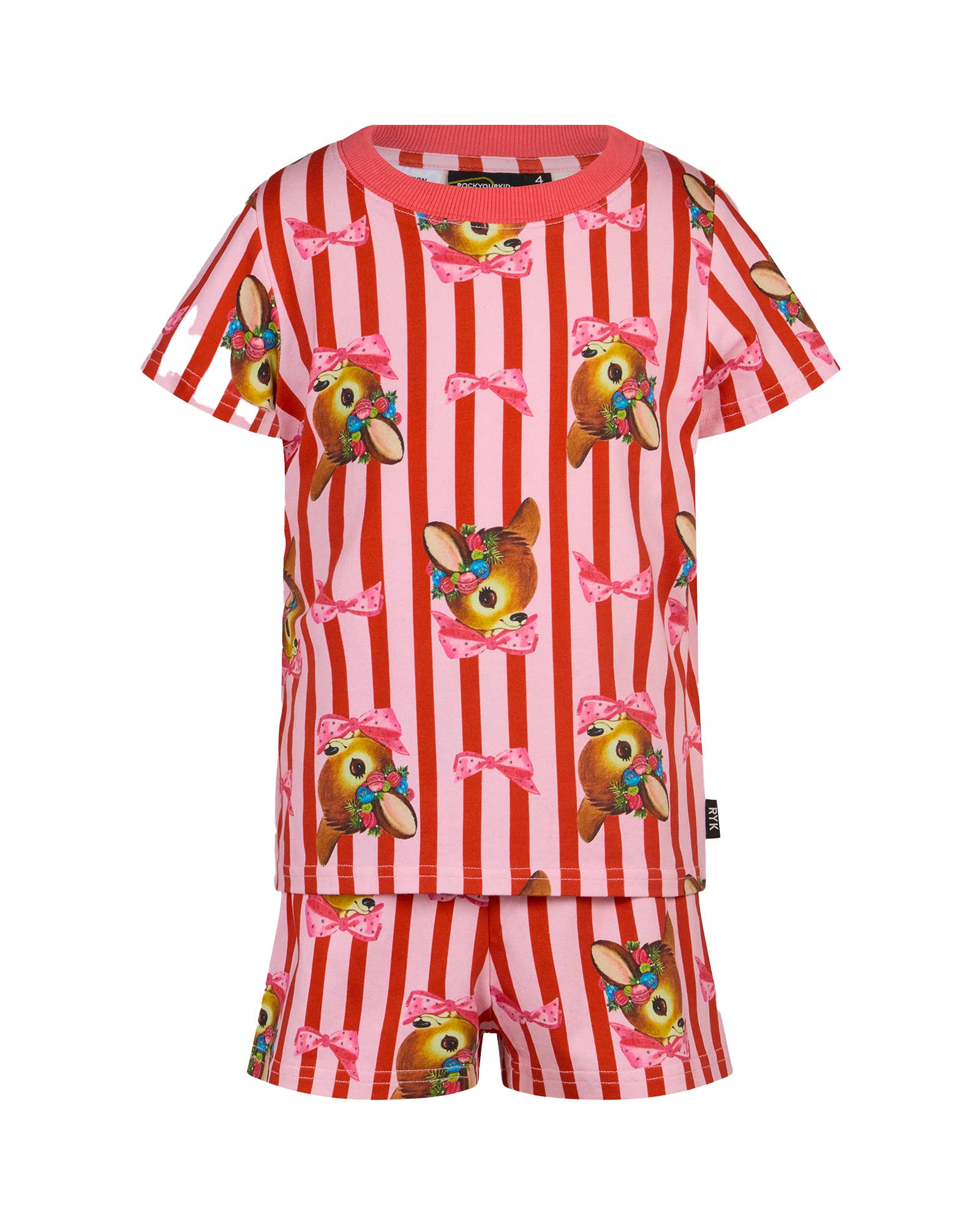 Rood snoep OH DEER RODE SNOEPSTREEP PIPPA PJ SLAAPSET voor groothandel op Faire