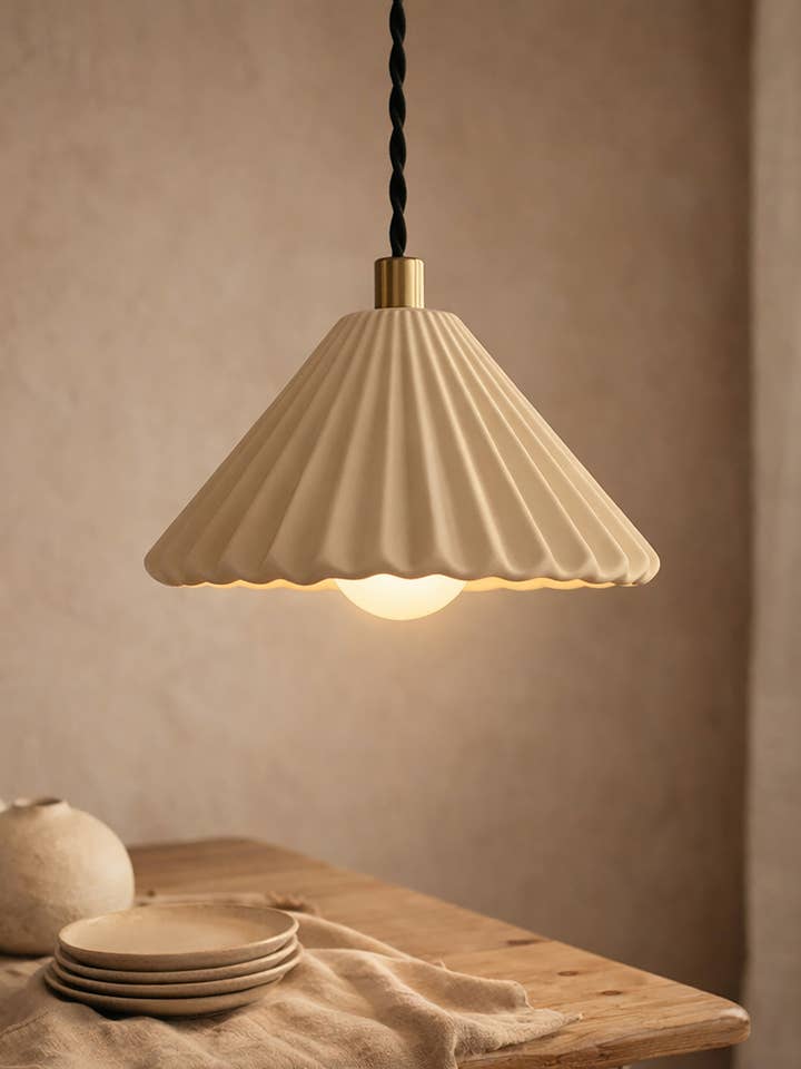 Picco Ceramic Pendant Light | Small Minimal Hanging Fixture for wholesale by LYSlightlab