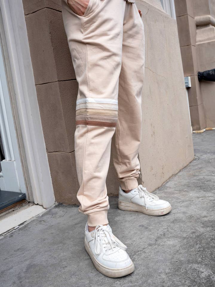 Dune Vintage Leg Randiga Joggers för wholesale av Magic Collective