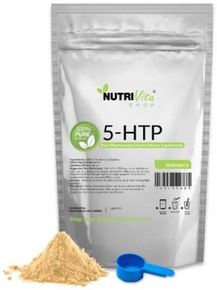 5-HTP 100% PURE POWDER ANTI-DEPRESSANT MOOD ENHANCER 10g for wholesale by NutriVitaShop