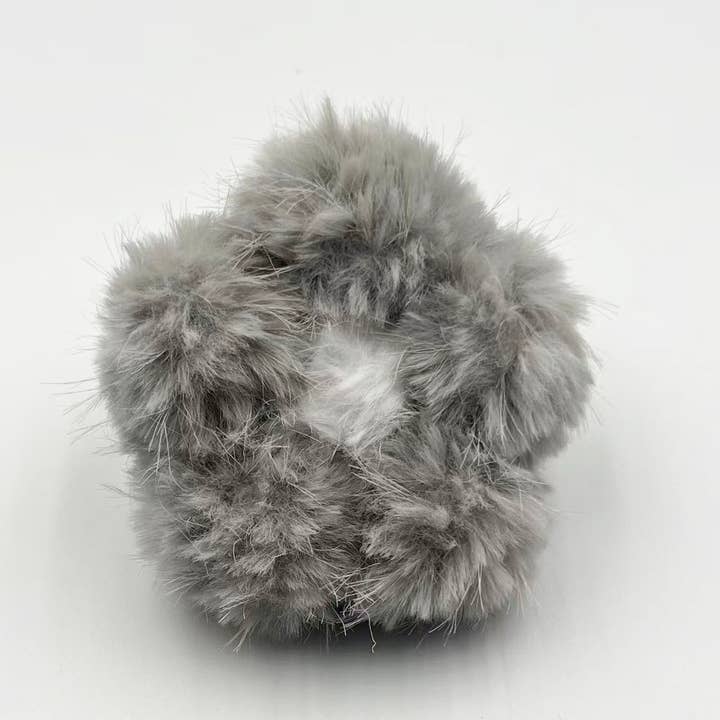 Ornaments-pompom flower colorful keychain charm for wholesale by Eagle Crest Industries Inc.