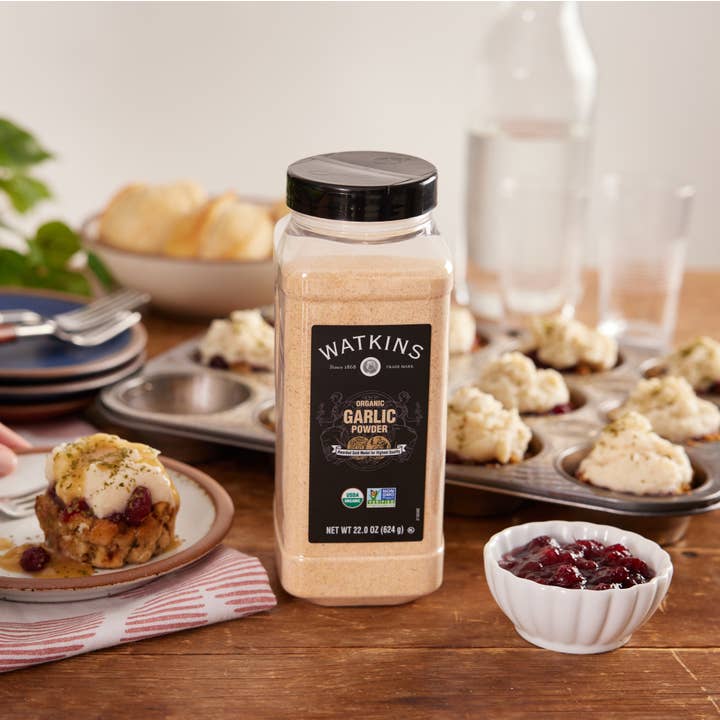 The Watkins Co. - Wholesale Dried Spice - Organic Garlic Powder, 22.0 oz2