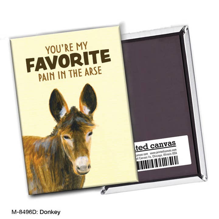 Donkey, Magnet (M-8496D) for wholesale by Printed Canvas