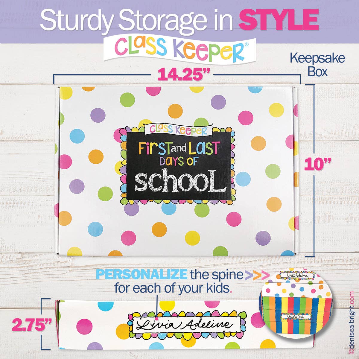 Denise Albright® - Wholesale Memory Book - Kids & Baby - Class Keeper® School Days Memory Book | Open Stock6