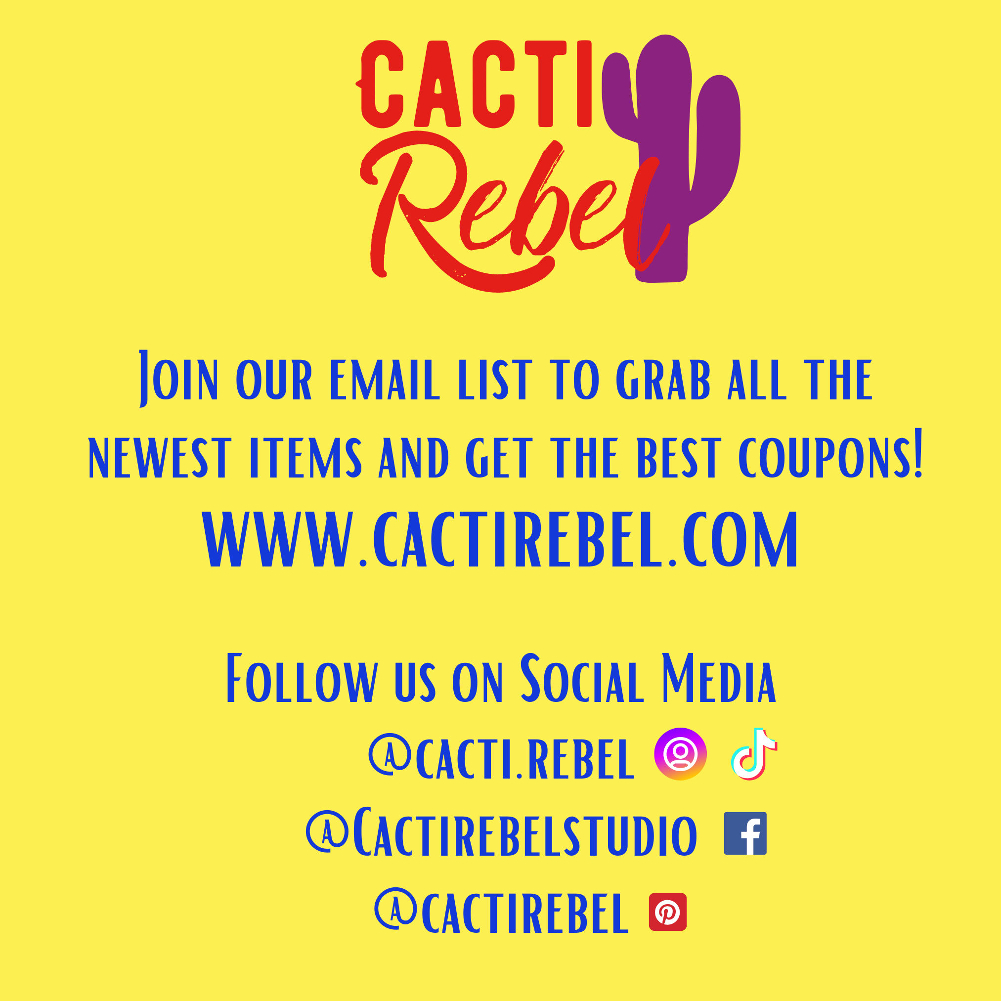 Cacti Rebel - Wholesale Sticker - Dry Tortugas National Park Whimsical Sticker6