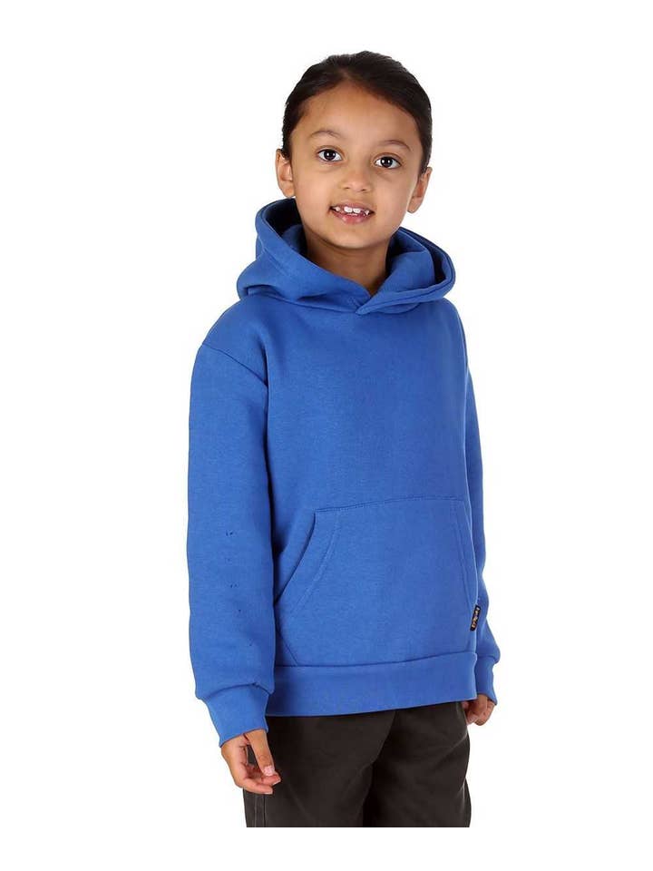 Trendy Toggs Kids Plain Overhead Royal Blue Hoodie for wholesale on Faire1
