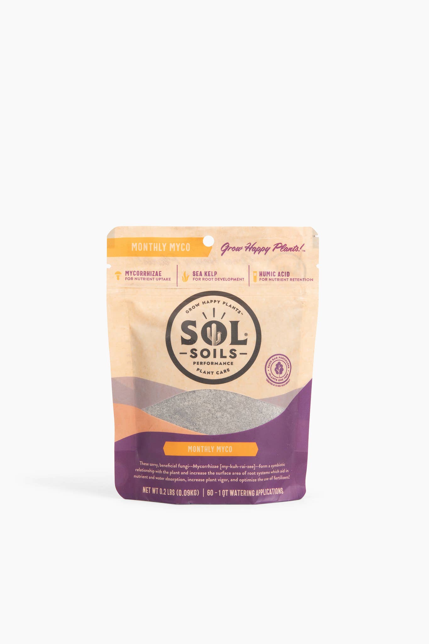 Sol Soils - Wholesale Fertilizer - Sol Biotics - Monthly Myco - Mycorrhizal Fungi Inoculant2