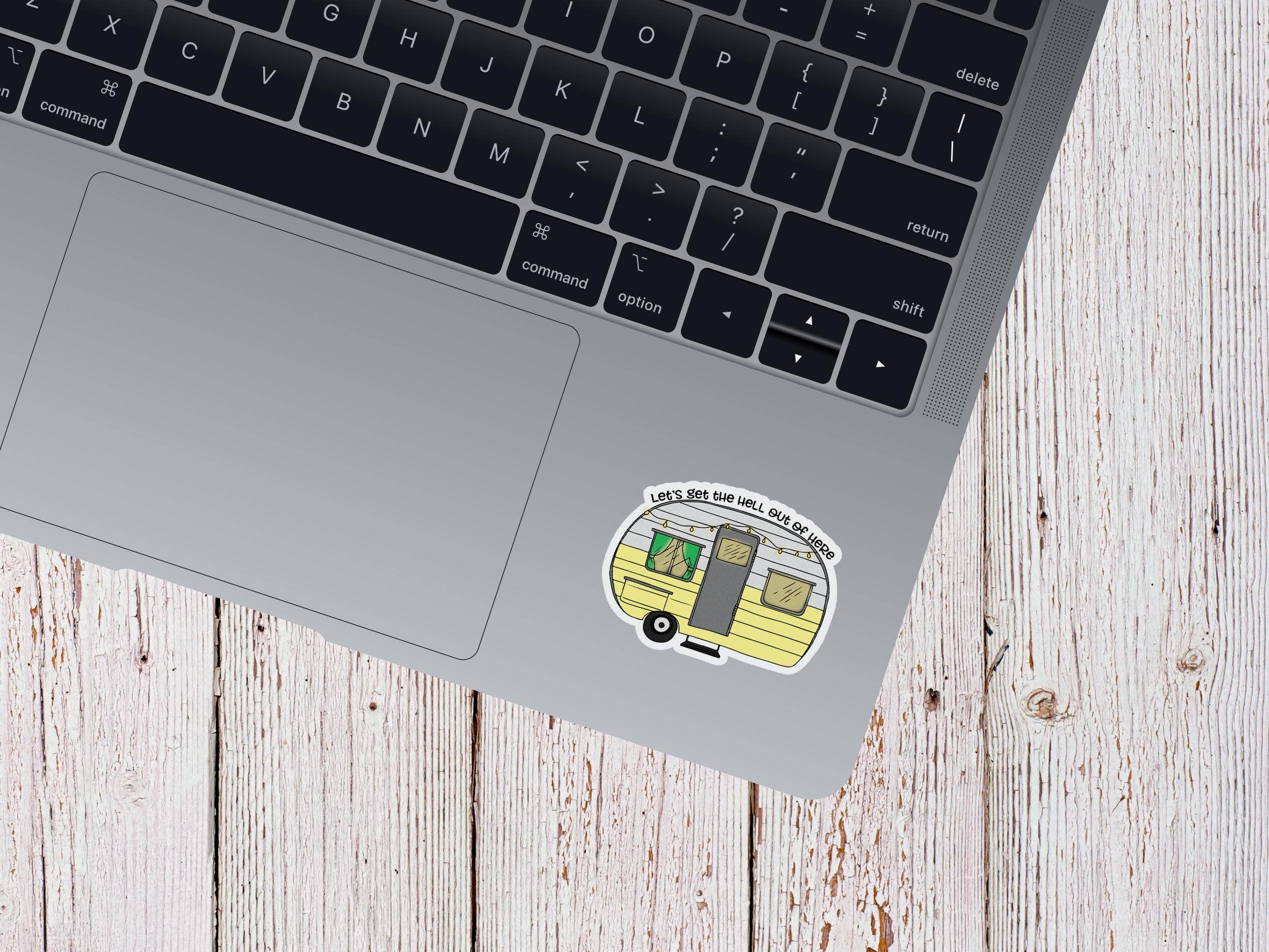 Greetings from Bergen Place - Wholesale Sticker - Let's Get the Hell Out of Here Sticker5