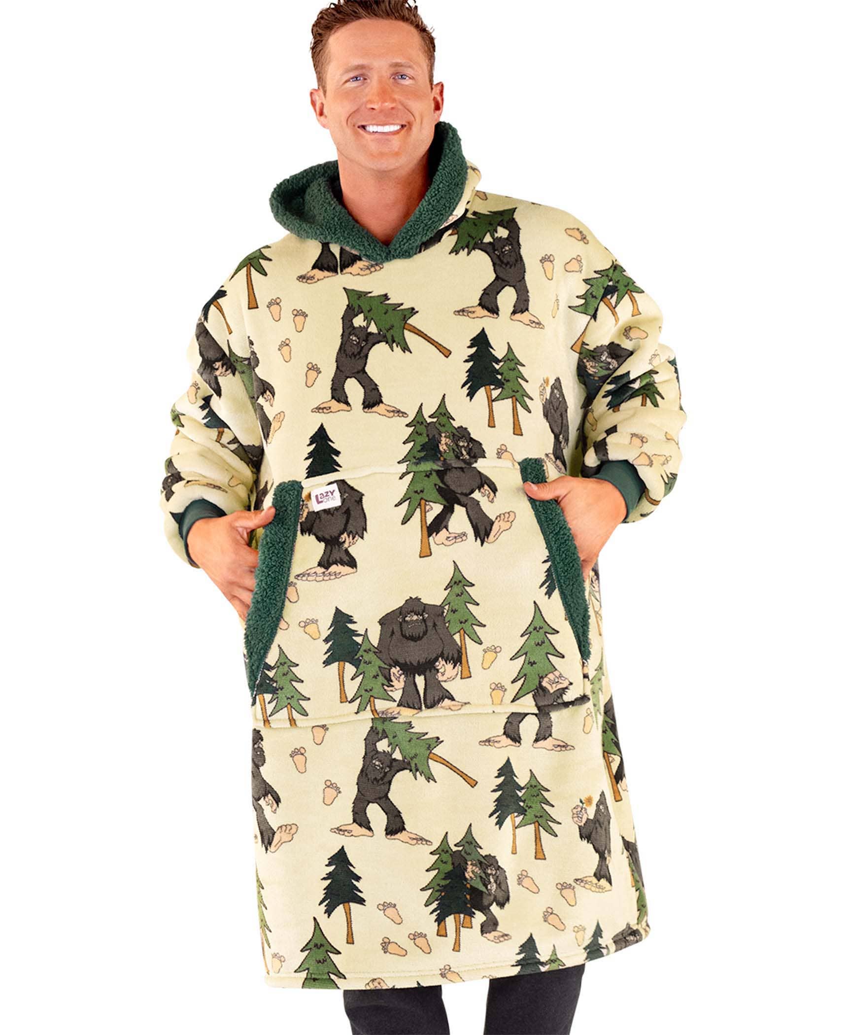 Lazy One - Vente Sweat à capuche – unisexe - Hoodie Couverture Sasquatch2