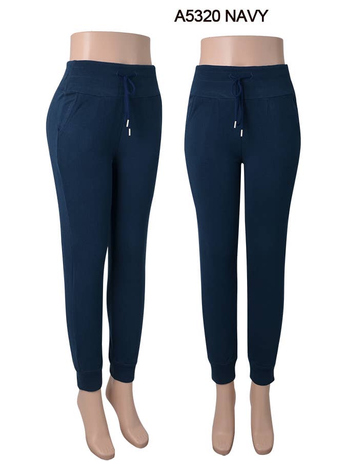 SSImport - Wholesale Athletic Sweatpants/Joggers - Women's - A5320 WINTER FLEECE LINED JOGGER POCKETS MIX SIZE 12PCS8