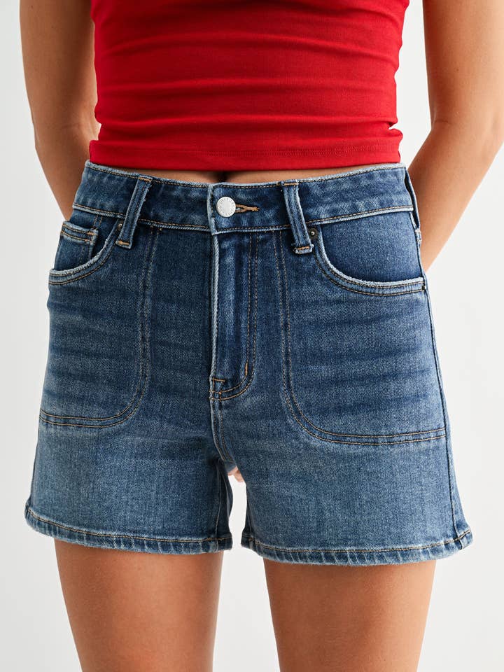 JH688 - MED - Western Pocket Short for wholesale by Just USA Jeans