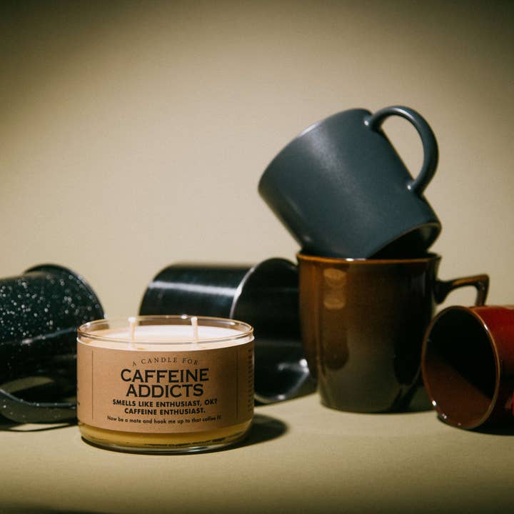 Whiskey River Soap Co. - Vente Bougie en bocal - Une bougie pour les accros à la caféine | Funny Candle1