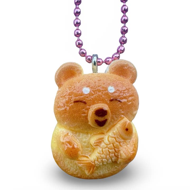 Pop Cutie Accessories & Gifts - Wholesale Kids necklace – Kids - Bread Pet Necklace I Charm Necklace I Handmade Necklace Cafe3