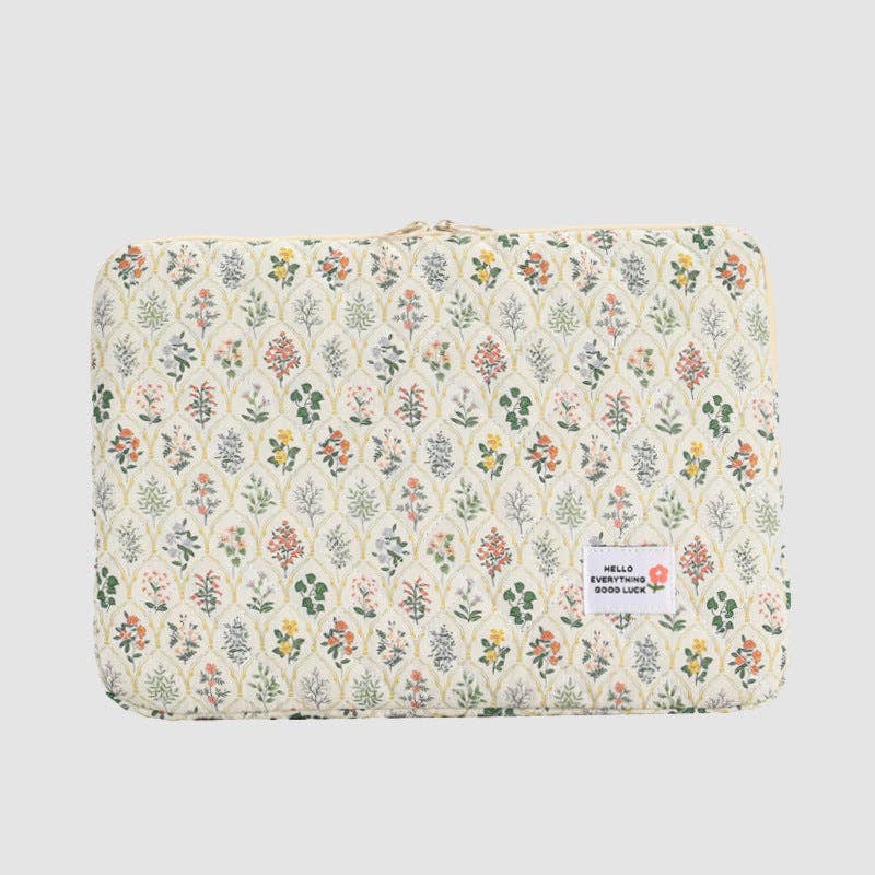 Dipped Shop - Wholesale Laptop/Tablet Case - Women's - Flower Love Print Cute Laptop Ipad Bag DPB29249
