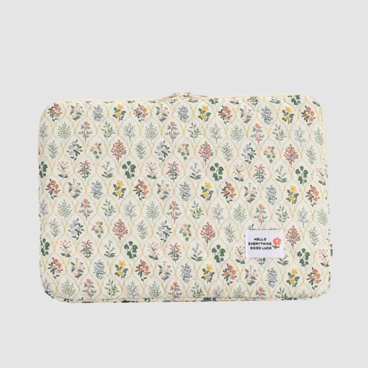 Dipped Shop - Wholesale Laptop/Tablet Case - Women's - Flower Love Print Cute Laptop Ipad Bag DPB29249