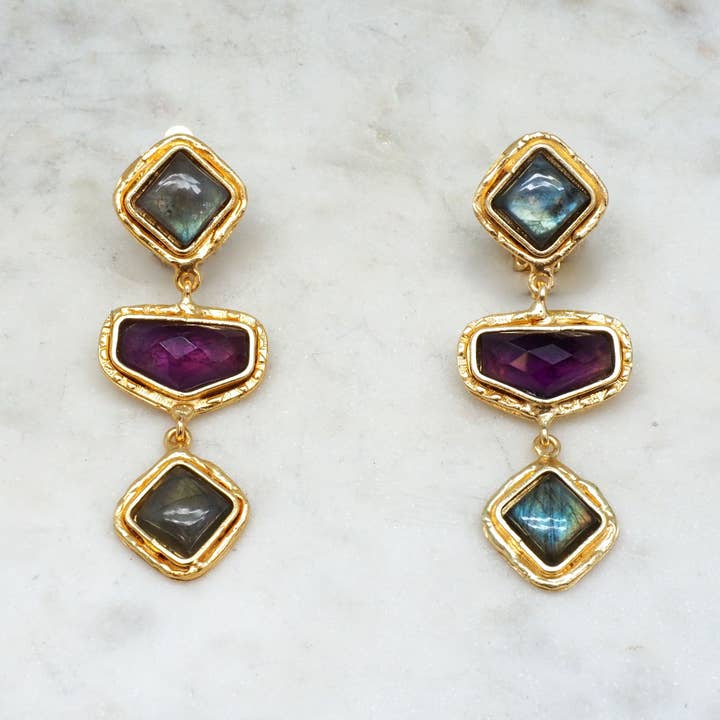 Scarlett - Boucles d'oreilles femme NCE1422 pour la vente par NIIKI PARIS