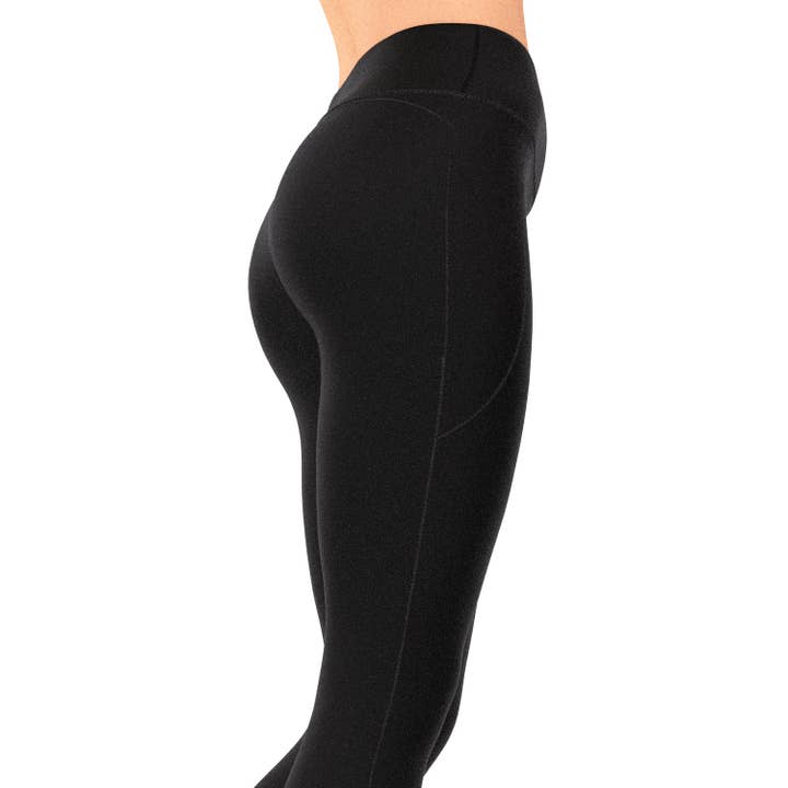 Go 2 Socks - Wholesale Athletic/Lounge Leggings - Women's - Compression Leggings|High Waist Tummy Control Pockets Black5