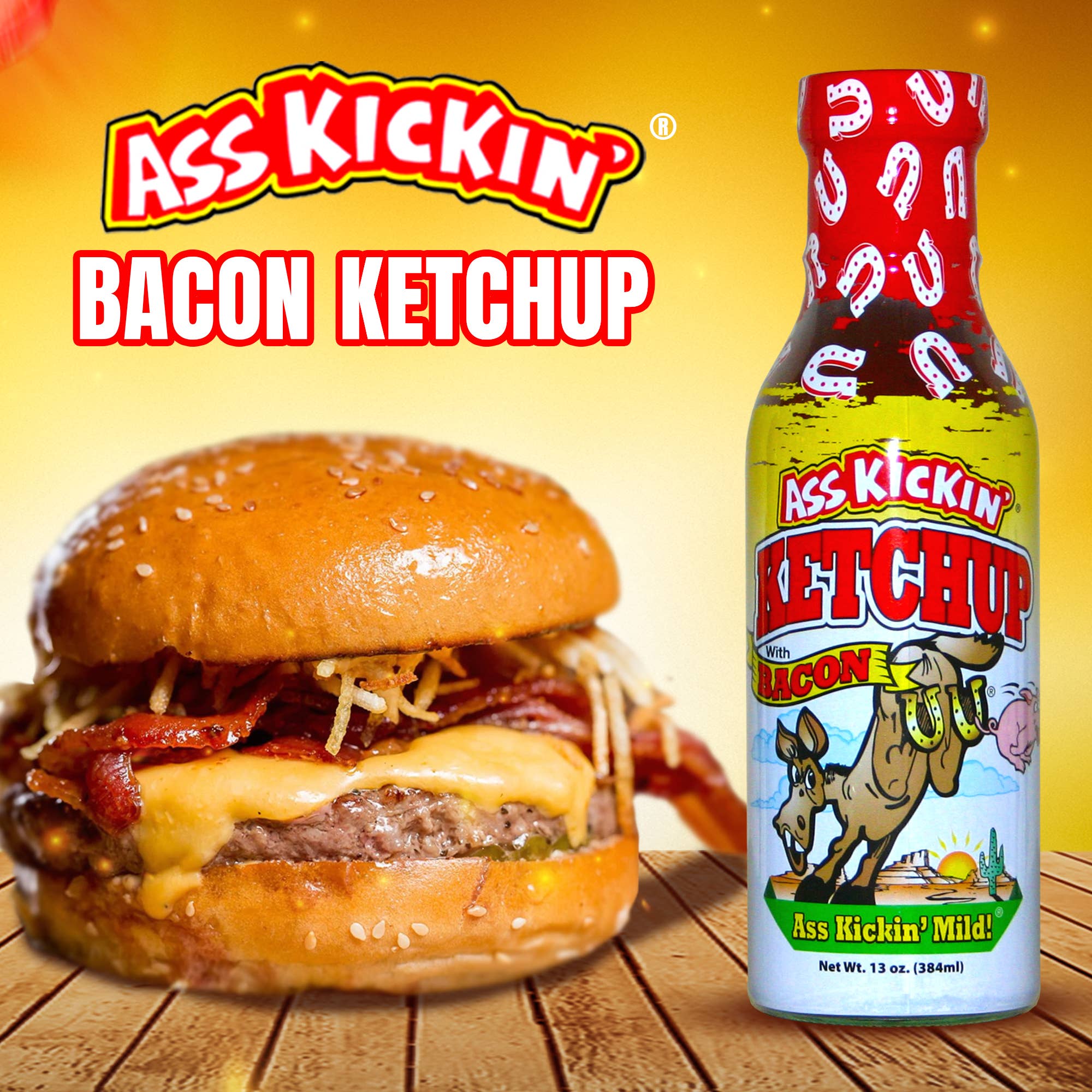 Southwest Specialty Food - Wholesale Ketchup - Ass Kickin’ Ketchup With Bacon2