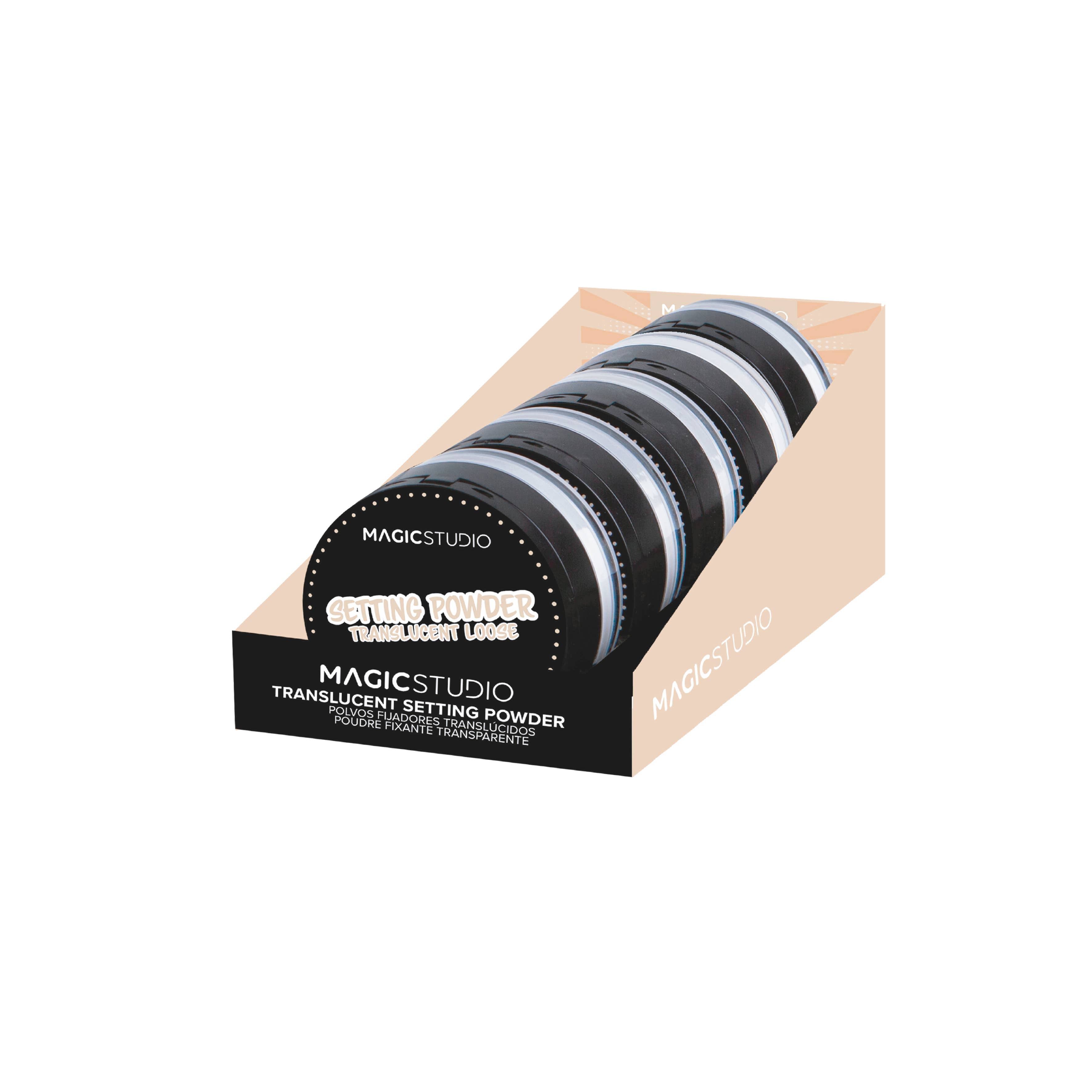 Aquarius Cosmetic SLU - Wholesale Makeup Setting Spray/Powder - MAGIC STUDIO SHAKY TRANSLUCENT SETTING POWDER3