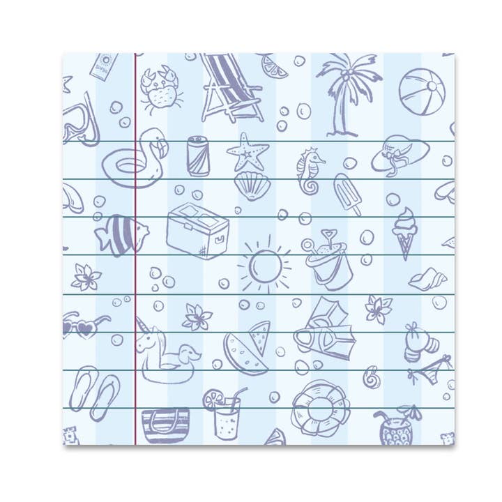 Strandparty Haftnotizen für den Großhandel von Jaybee Design