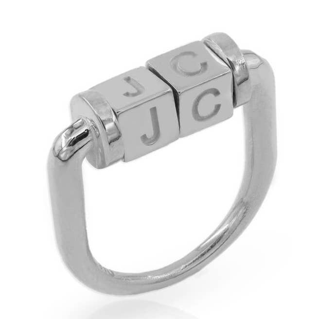 Bague Cube Tournant pour la vente par Anna Lou of London