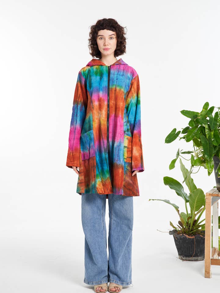 Long-Sleeves Hoodie Jacket (KT-1434) for wholesale by Kathmandu Imports