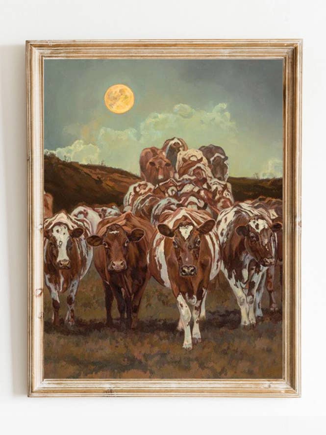 Creation of the Cow - Milking Shorthorn for wholesale by Bonnie Mohr Studio