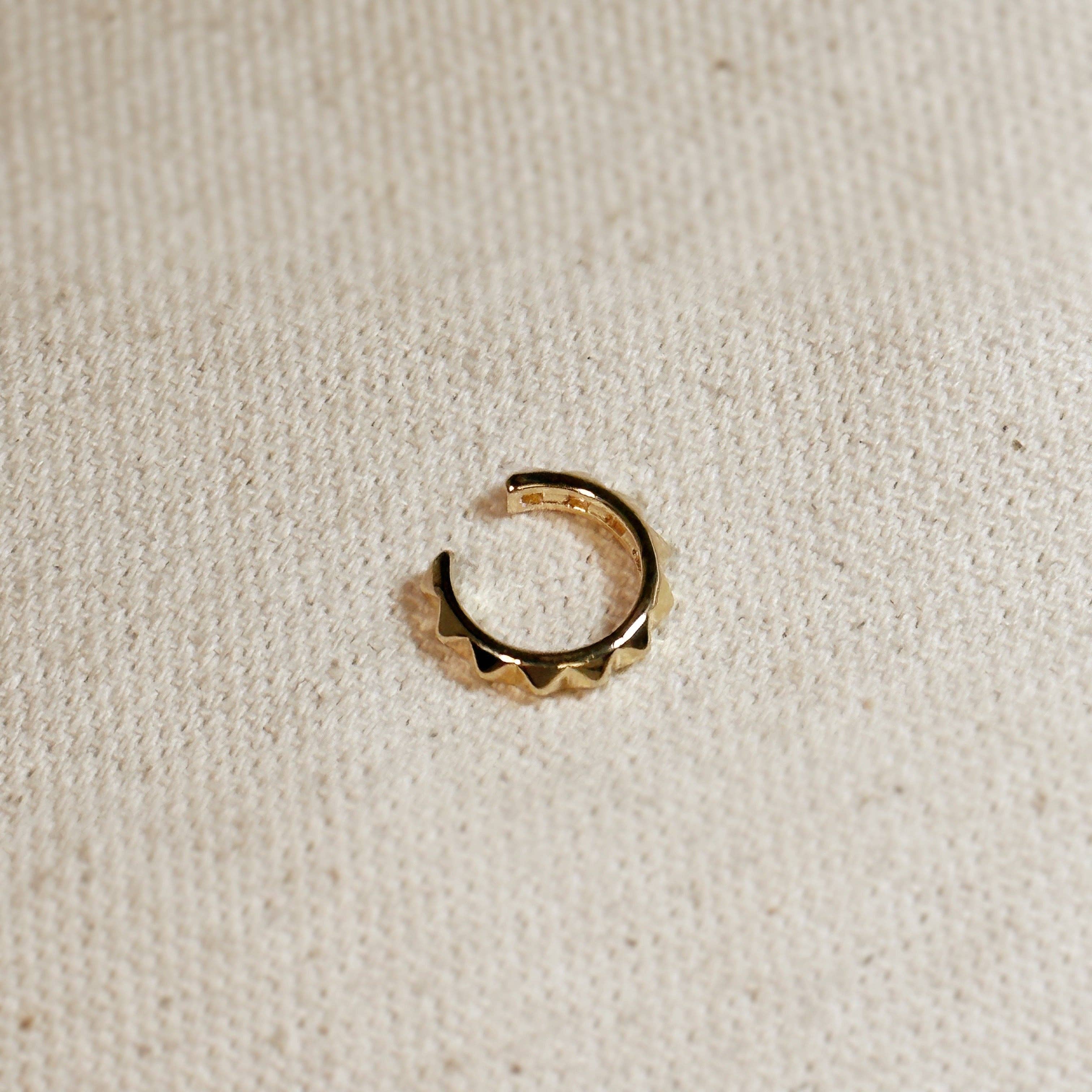 GoldFi - Wholesale Cuff/Wrap Earrings - Spiked Ear Cuff2