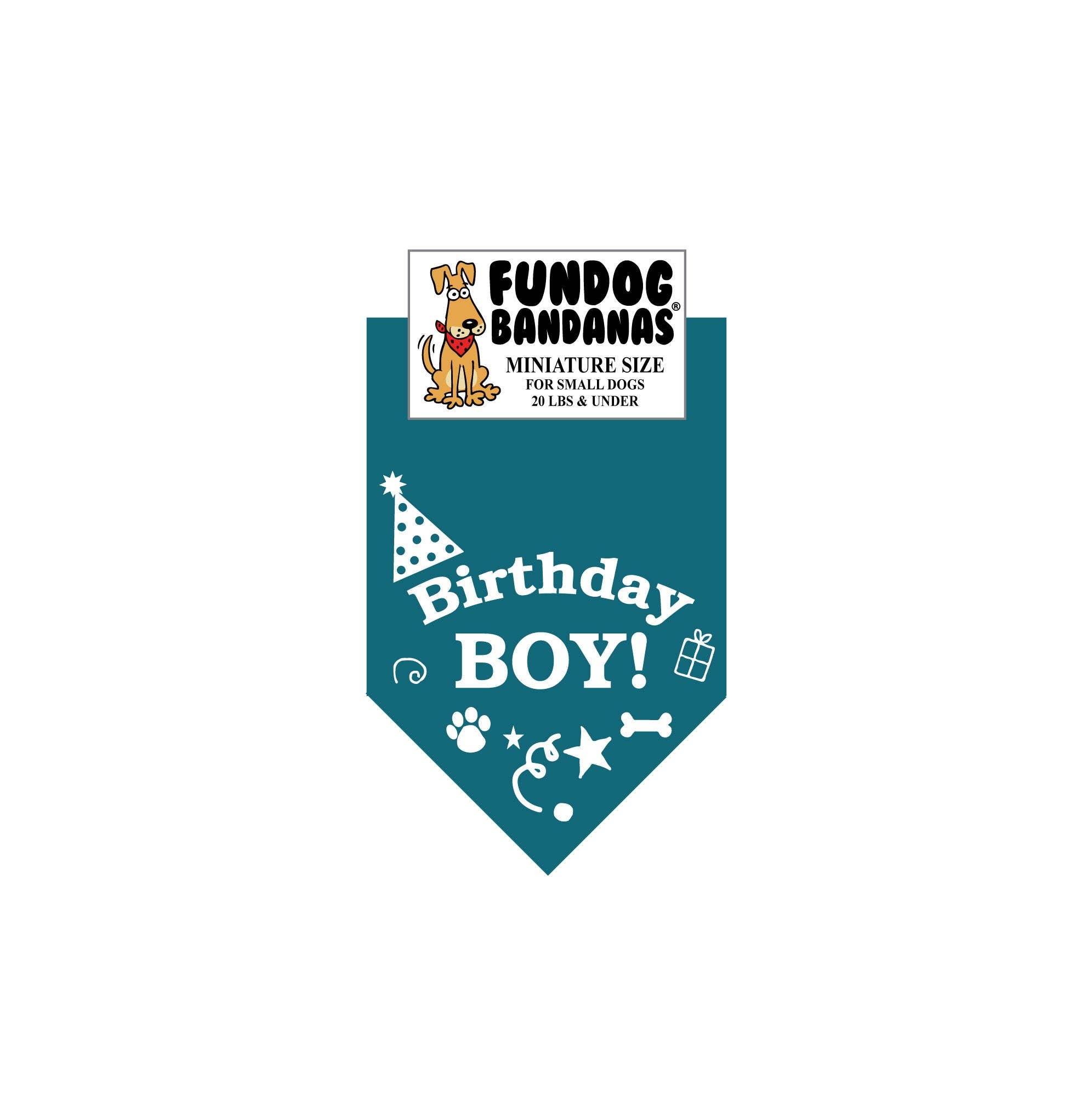 Colores surtidos Pack de 5 - Pañuelo para Perro de Cumpleaños Niño de venta al por mayor en Faire9