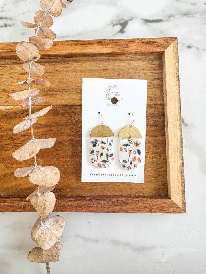 Fall Floral Resins for wholesale by Frankie Rose Jewelry