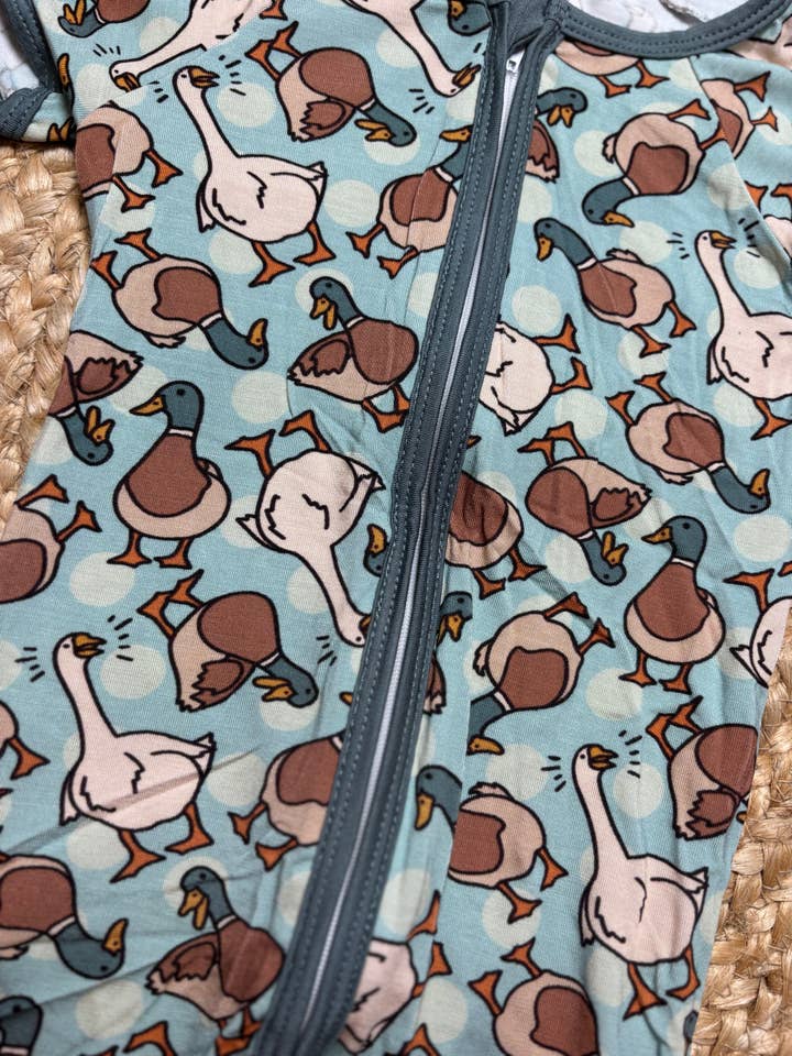 Mommy & Wren - Wholesale Jumpsuit - Baby - Boy Duck Duck Goose Romper2