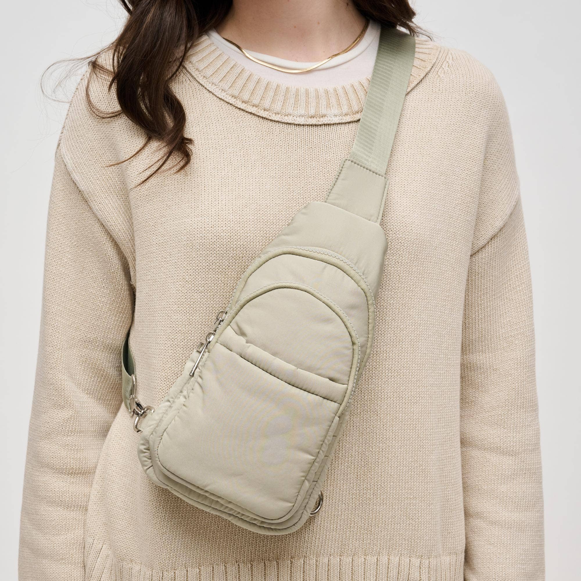 Urban Expressions - Wholesale Backpack - Women's - Kenny Nylon Multi-Compartment Sling Backpack Sling Backpack32