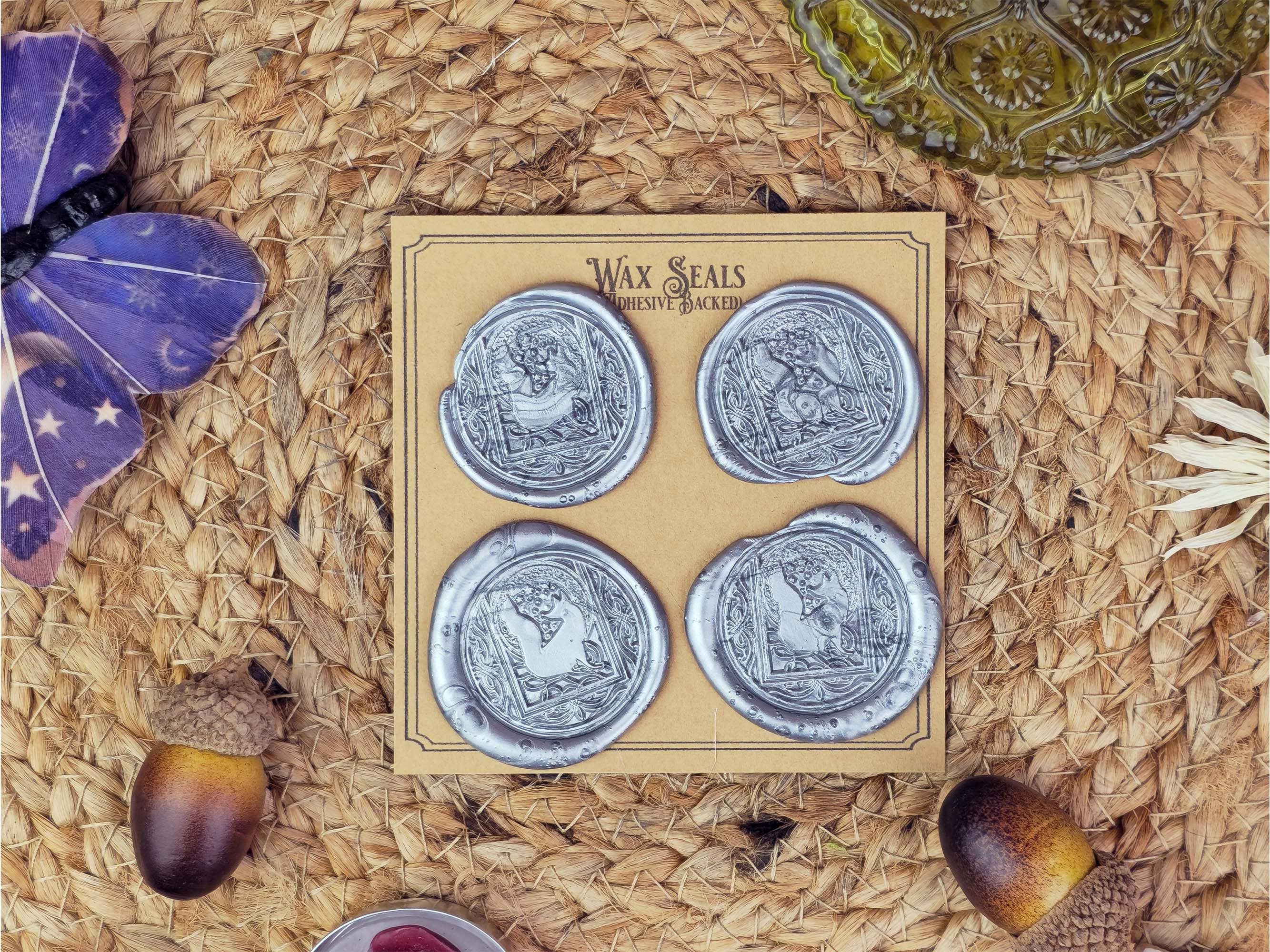 Wings of Fantasy - Wholesale Stationery/Notecard Set - Spirit of Winter Writing Set | Winter Fox Stationery Set |  Wolpteringer Art | Winter Berries | Handmade Wax Seals | Gift for Writer4