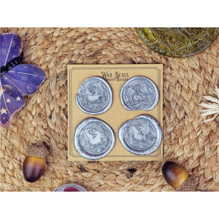 Wings of Fantasy - Wholesale Stationery/Notecard Set - Spirit of Winter Writing Set | Winter Fox Stationery Set | Wolpteringer Art | Winter Berries | Handmade Wax Seals | Gift for Writer4